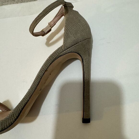 Stuart Weitzman Nudist Heel size 8 snake print accent - Picture 7 of 15